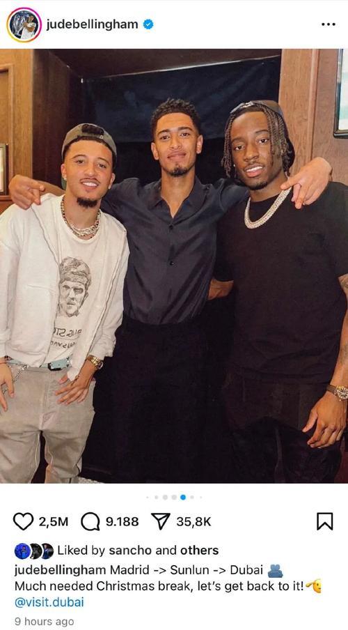 好哥们,太阳报:马杜埃凯和桑乔周末一同参加音乐节 好哥们,太阳报:马杜埃凯和桑乔周末一同参加音乐节